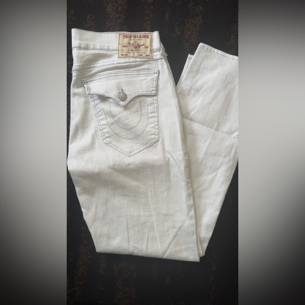 White true religion jeans